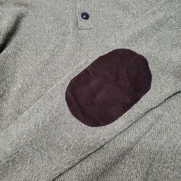 CHAPS Men's Quarter Zip Henley Long Sleeves Sweater in Size S - Picture 8 of 9